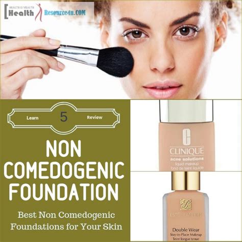 Non Comedogenic Foundation .